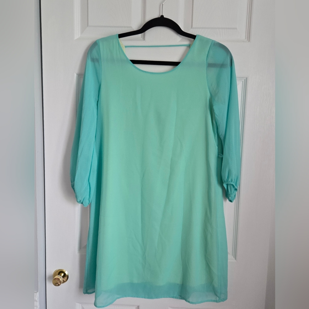 Millibon Light Green Dress